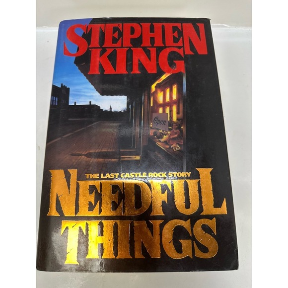 Other - Stephen King Needful Things TRUE 1st Edition $24.95 VIKING Excellent Copy HCDJ